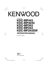 Kenwood KDC-MP443 Справочник Пользователя