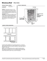 KitchenAid Architect® Series II Dimensional Illustrations