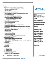 Atmel Xplained Evaluation Kit ATMEGA1284P-XPLD ATMEGA1284P-XPLD Fiche De Données