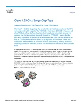 Cisco 1GHz Surge-Gap Taps, Standard & Full Profile 데이터 시트