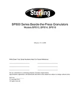 Sterling BP814 User Manual