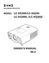 EIKI LC-XG250 Manuel D’Utilisation