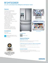 Samsung RF24FSEDBSR Spezifikationenblatt