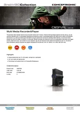 Conceptronic Multi Media Recorder&Player C08-136 Справочник Пользователя