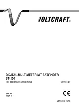 Voltcraft ST-100 DMM Digital-Multimeter, DMM, ST-100 DMM 数据表