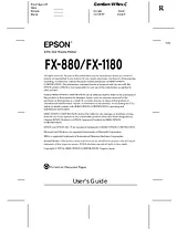 Epson FX-880 Manuel D’Utilisation