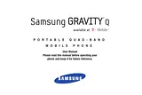 Samsung Gravity Q Manual Do Utilizador