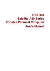 Toshiba PSA20 User Manual