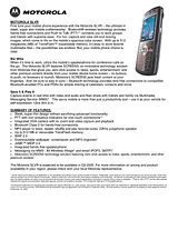 Motorola L7 Leaflet