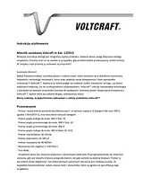 Voltcraft ® VC-521 AC/DC mini current pliers VC-521 (calibrated) LCD, 4,000 counts VC-521 (ISO) 数据表