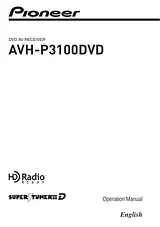 Pioneer AVH-P3100DVD User Manual