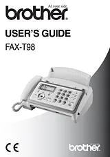 Brother FAX-T98 Manual De Usuario