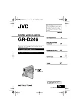 JVC GR-D246 사용자 설명서