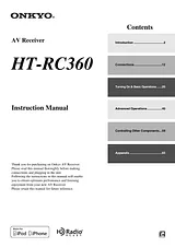 ONKYO HT-RC360 Справочник Пользователя