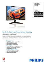 Philips LCD monitor with SmartImage 238C4QHSN 238C4QHSN/00 Leaflet