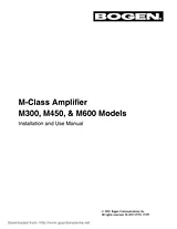 Bogen M-CLASS AMPLIFIER M300 用户手册