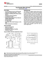 Texas Instruments LM3445 Evaluation Board LM3445-120VFLBK/NOPB LM3445-120VFLBK/NOPB Hoja De Datos