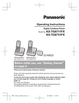 Panasonic KXTG6751FX Руководство По Работе