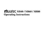 Muratec M880 Manuale Utente