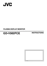 JVC GD-V502PCE Справочник Пользователя