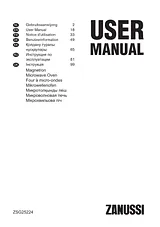 Zanussi ZSG25224XA Manual De Usuario