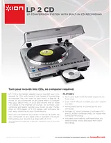 ION Audio LP2CD Merkblatt
