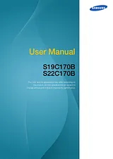 Samsung S19C170B Benutzerhandbuch