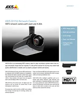 Axis Q1755 0304-001 Техническая Спецификация