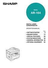 Sharp AR-164 Manuale Utente