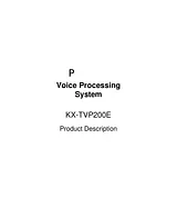 Panasonic KX-TVP200E Manuale
