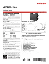 Honeywell VNT5150H1000 Guia De Especificação