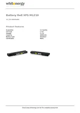 Whitenergy 4400mAh Dell XPS M1210 05020 Folheto