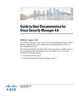 Cisco Cisco Security Manager 4.9 Documentation Roadmaps