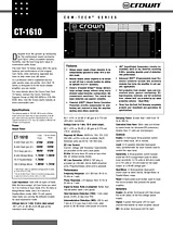 Crown ct-1610 产品宣传页