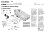 Pioneer CDX-FM677 Installation Instruction