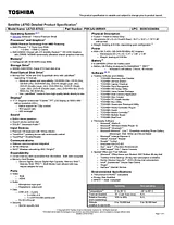 Toshiba L675D-S7022 PSK3JU-00R001 User Manual