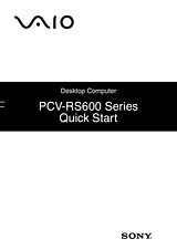 Sony PCV-RS600 ユーザーズマニュアル