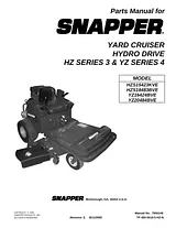 Snapper YZ16424BVE Manual De Usuario
