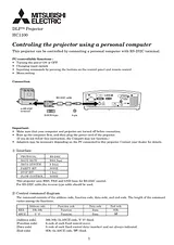 Mitsubishi HC1100 Manual Suplementario