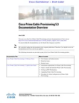 Cisco Cisco Prime Cable Provisioning 5.3 Documentation Roadmaps