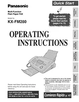 Panasonic KX-FM280 User Manual