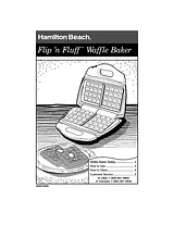 Hamilton Beach 840074500 Manual De Usuario