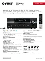 Yamaha rx-v765 规格指南
