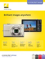 Nikon S6100 Брошюра