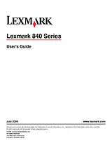 Lexmark 840 Справочник Пользователя