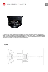 Leica Elmarit-R 28 mm f/ 2.8 Lens Техническое Руководство