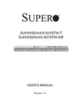 Supermicro Superserver 6015TW-TB Twin 200424 User Manual