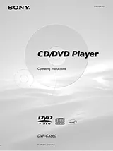 Sony dvp-cx860 Manual