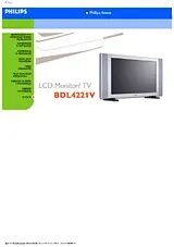 Philips Modea mirror TV 42PM8822 107cm (42") LCD HD Ready User Manual