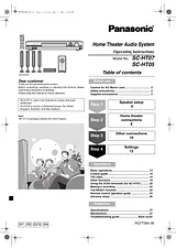 Panasonic SC-HT07 Manual Do Utilizador